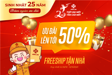 Sinh nhật 25 năm - Trăm ngàn ưu đãi